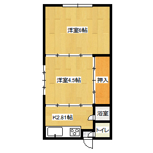 第一角田マンションの間取り