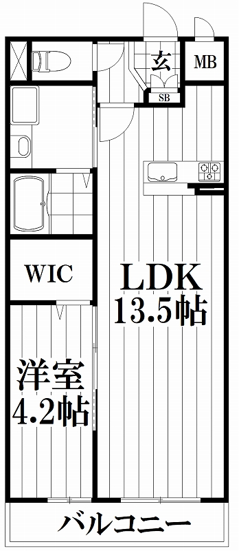 サンローレルの間取り