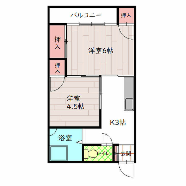 白川ビルの間取り