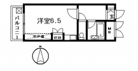 ハイソサエティ宝町の間取り