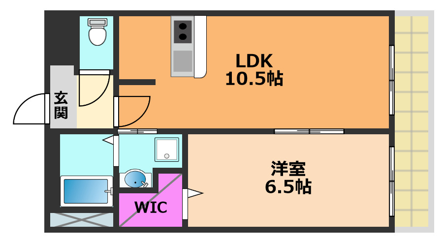 アンプルールフェール オロールIIの間取り