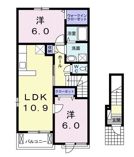 コンフォールIIの間取り