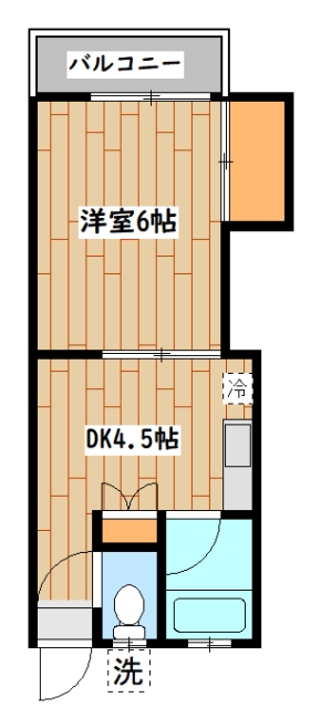 川崎市高津区瀬田のアパートの間取り