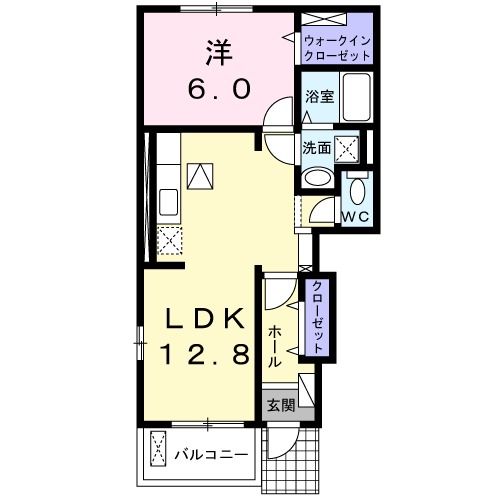 スカイハイツ２２の間取り