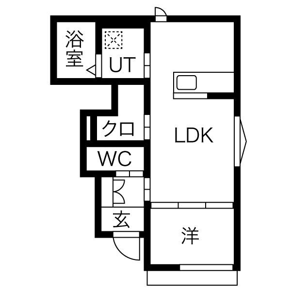 アイメゾン東山の間取り