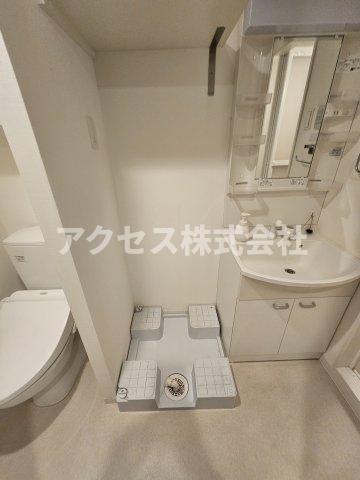 【横浜市南区白妙町のマンションの洗面設備】