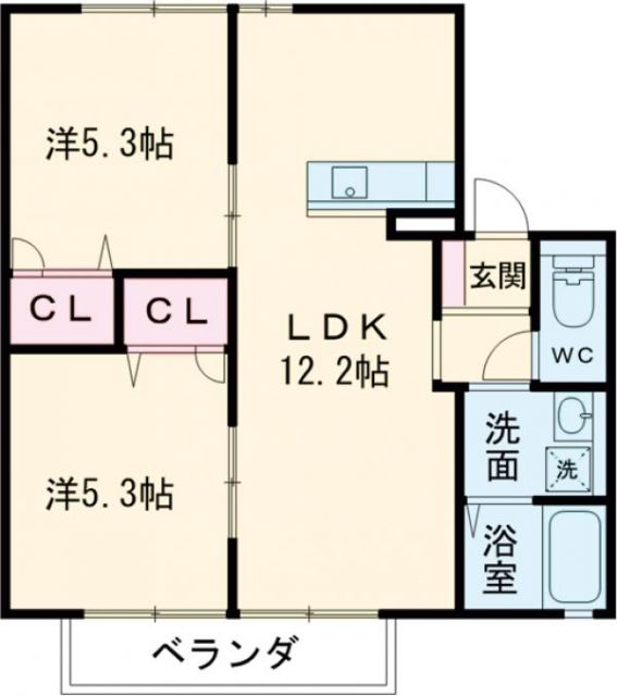 三養基ガーデンハイムの間取り