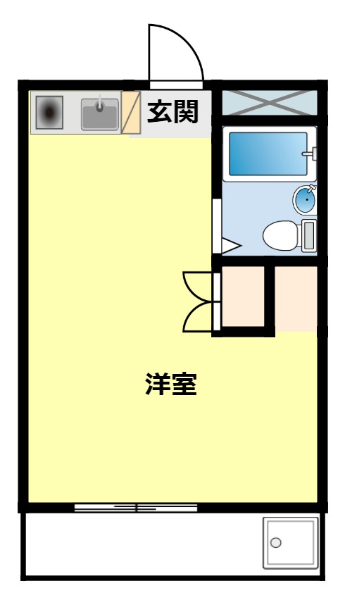 豊田市高岡本町のマンションの間取り