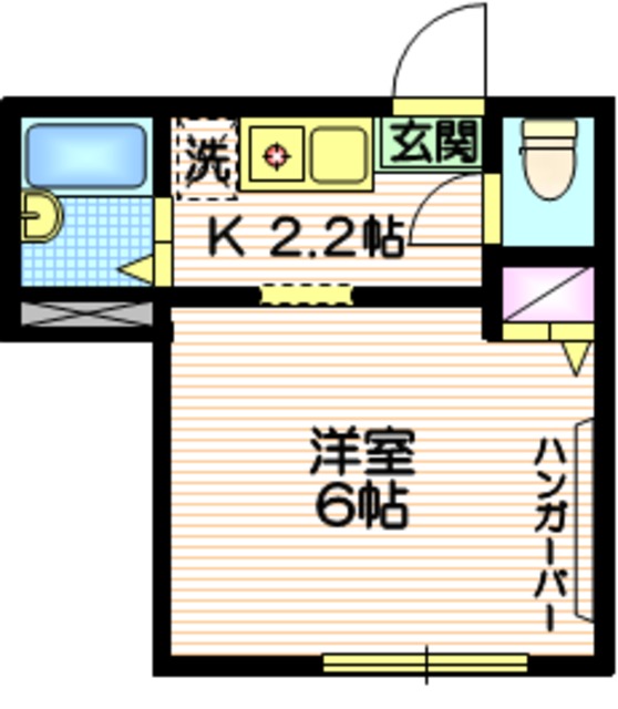 【品川区戸越のマンションの間取り】