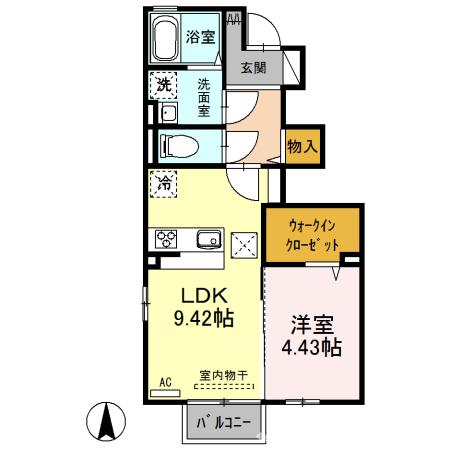 【メゾンフルールの間取り】