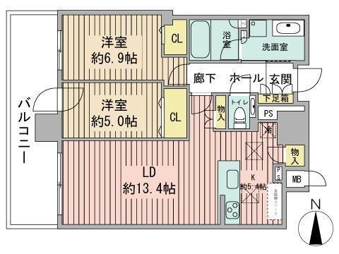 プレミスト札幌ターミナルタワーの間取り