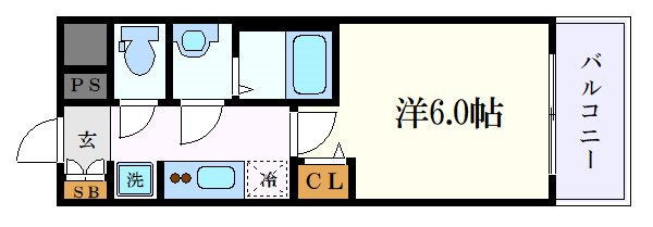 プレサンス名古屋幅下ファビュラスの間取り