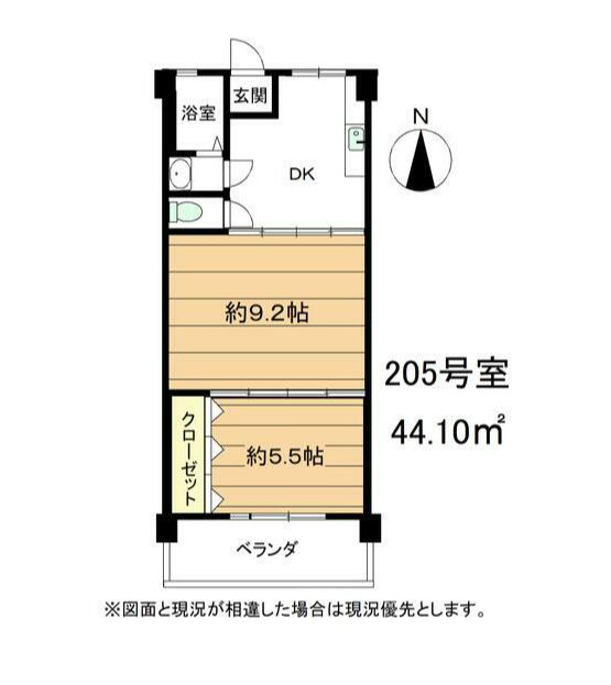 日興コーポラスの間取り