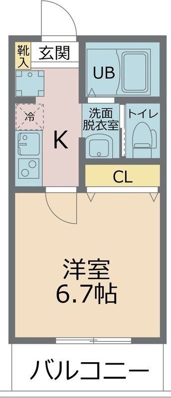 パームコテージ18番館の間取り