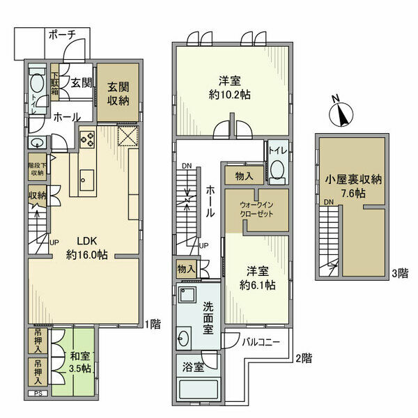 東野町３丁目戸建の間取り