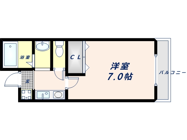 グローリ柏田の間取り