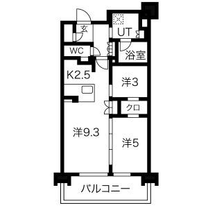 ローレルアイ名駅東の間取り