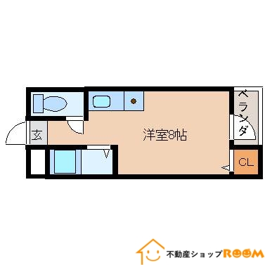 筑後市大字蔵数のマンションの間取り