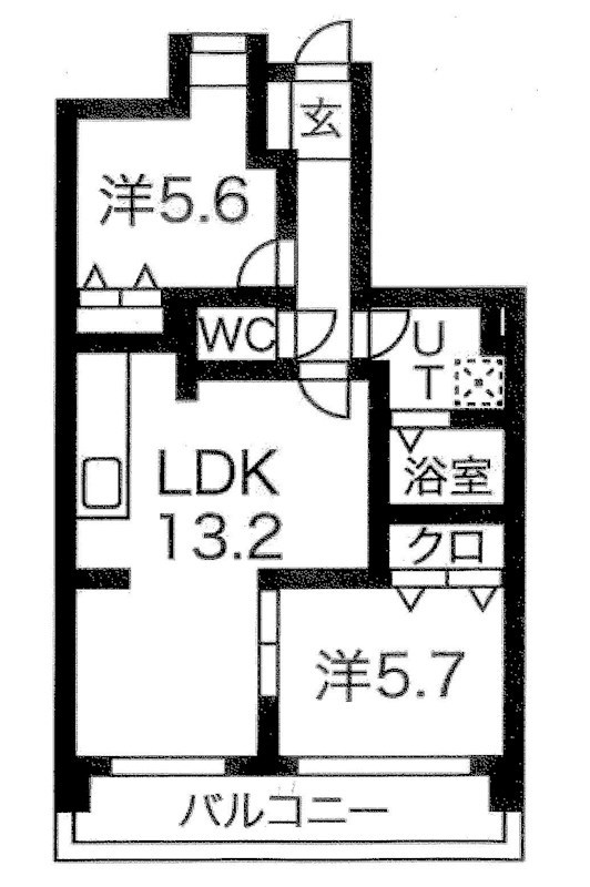 アプリーレ武庫川の間取り