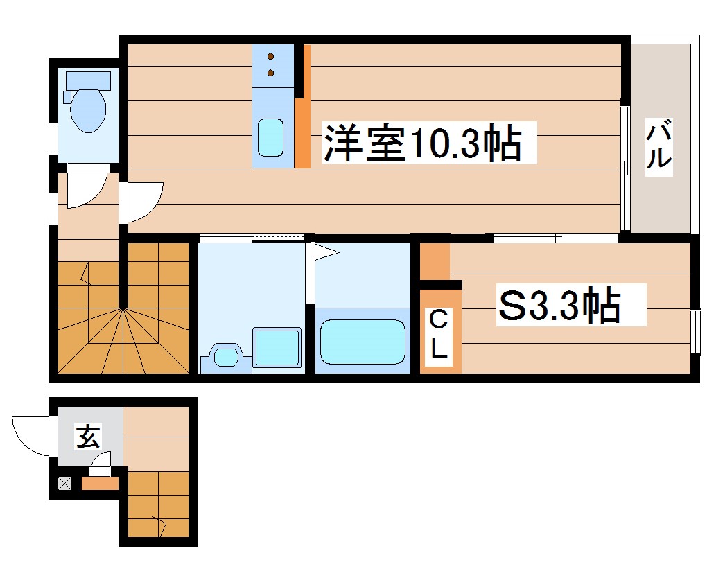 【ポート・アラモードの間取り】