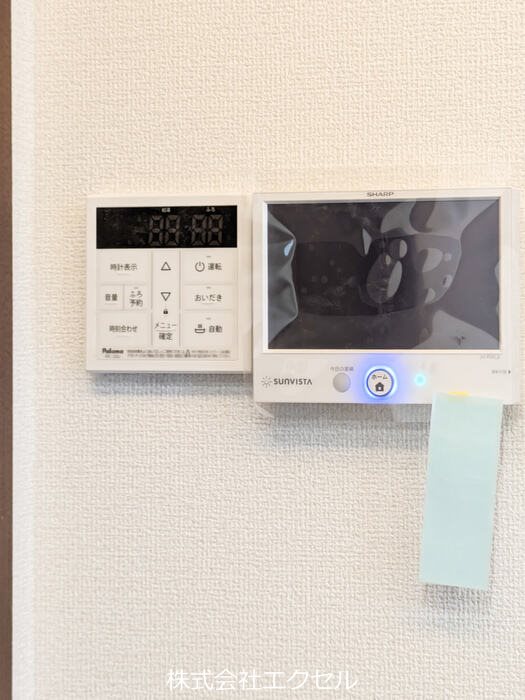 セキュリティ　来訪者の姿を確認できます。