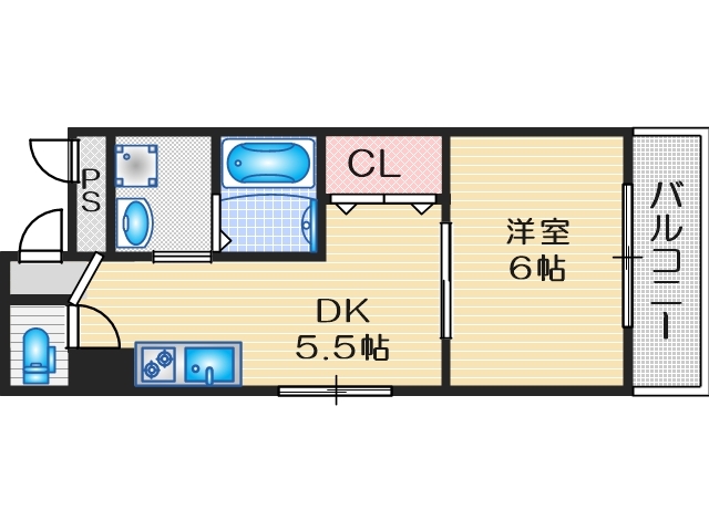 グローリーハイツ山本２の間取り