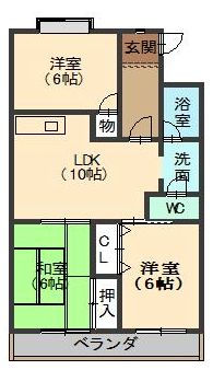 平與マンションの間取り