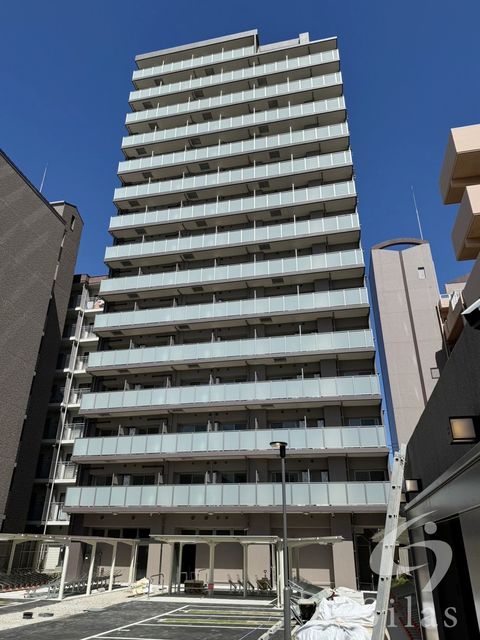 【大阪市住之江区南加賀屋のマンションのエントランス】