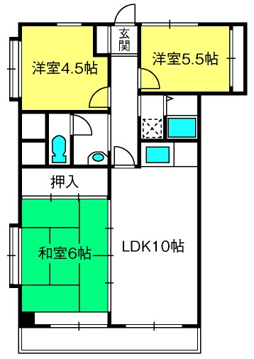 ソネット浦和の間取り