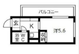 神戸市東灘区住吉東町のマンションの間取り