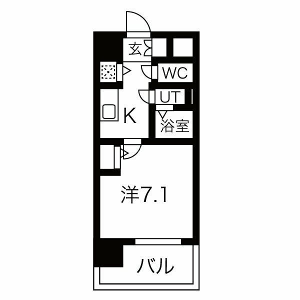 エスリード千種パークフロントの間取り