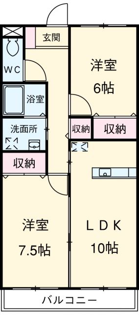 セレッソときわ野の間取り