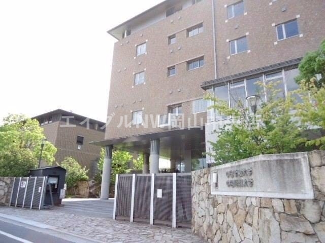 【岡山市北区中撫川のアパートの大学・短大】