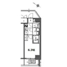 S-RESIDENCE神宮西駅前ascent(アセント)の間取り