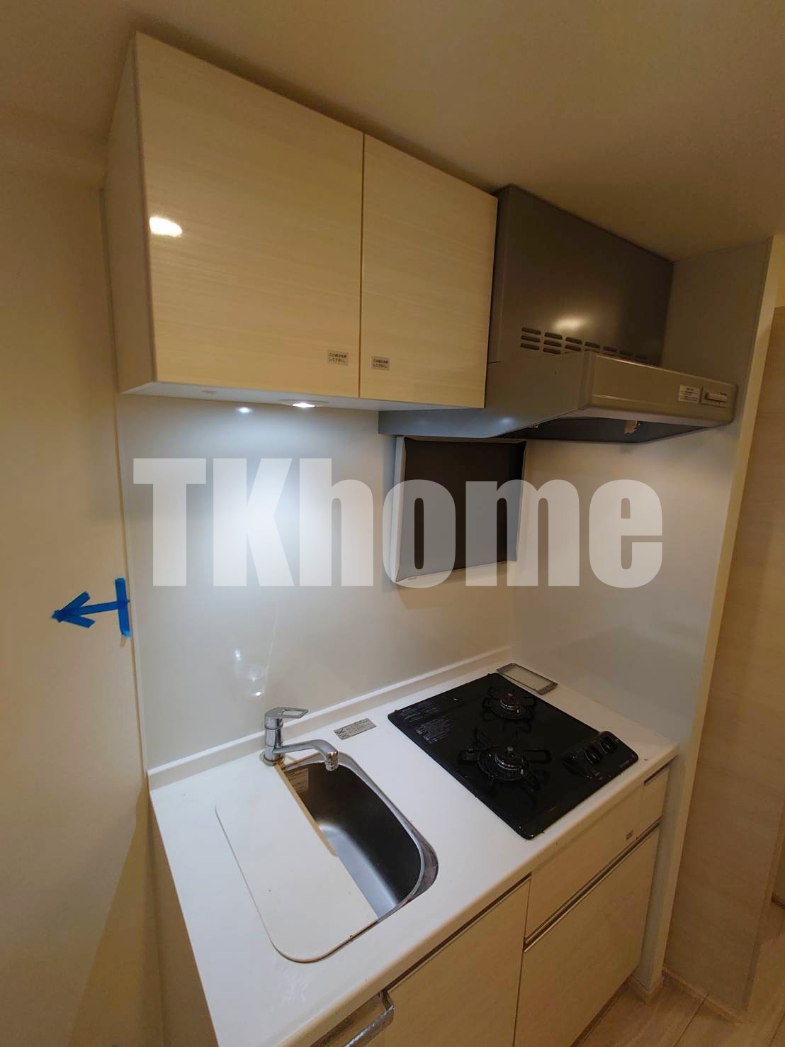 キッチン　2ツ口コンロ(同マンション・別室参考写真)