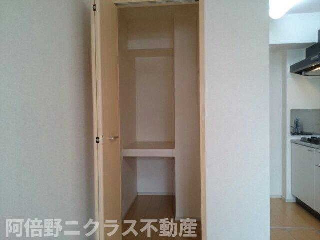 収納　大きなスペースがあり、収納には困りません