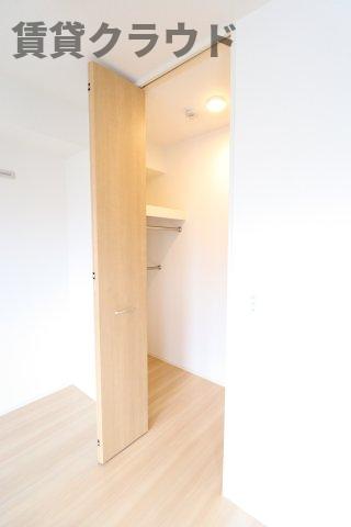 収納　大変人気のウォークインクローゼット！