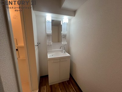 洗面設備　収納スペース豊富な独立洗面台でおすすめです！