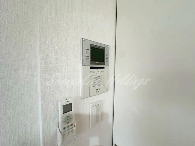 セキュリティ　モニター付きインターホンでセキュリティ安心♪