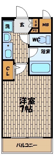 エスリード梅田西第3の間取り写真