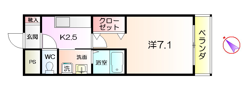 パインアベニューの間取り写真