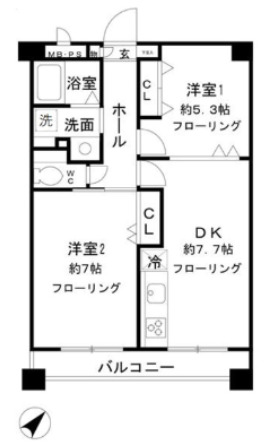 K.S柿生の間取り写真