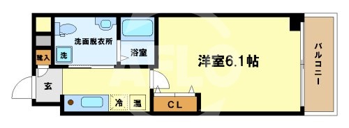 エイペックス京町堀IIの間取り写真