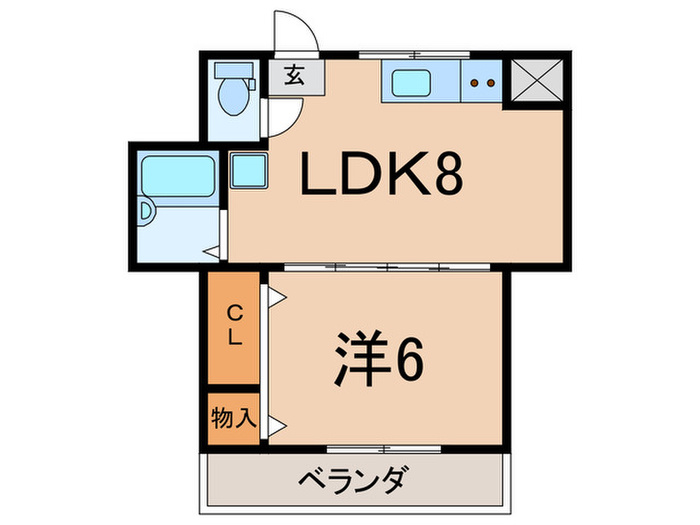 大井町ハイツの間取り写真
