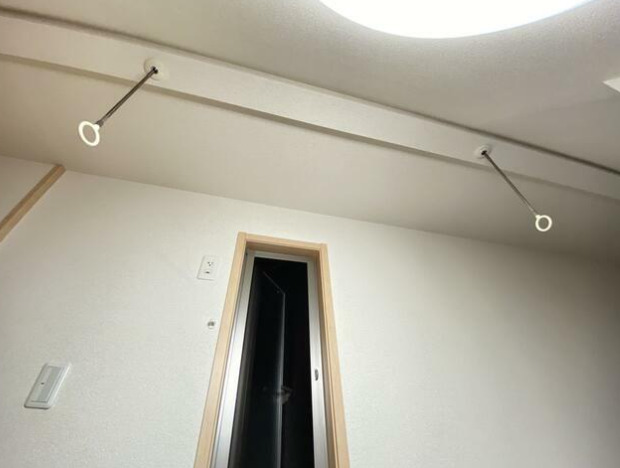 その他　室内物干しあり