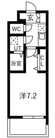 メルディア大阪EASTワールドアイの間取り写真