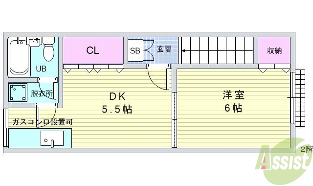 南洋荘の間取り写真