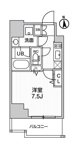 ALTERNA十条の間取り写真