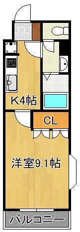 アムールハイツおおばの間取り写真