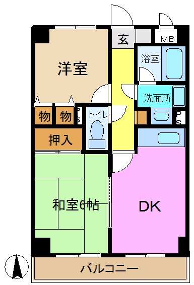 アヴォンリー鴨居の間取り写真